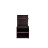 Woodora Solid Sheesham Wood Side End Table (Walnut Finish)